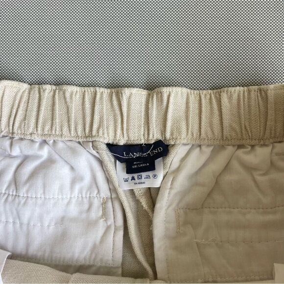 Lands’ End Linen Blend Capri Pants Women’s Size 12P - Picture 6 of 11